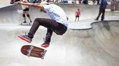 Skateboarding